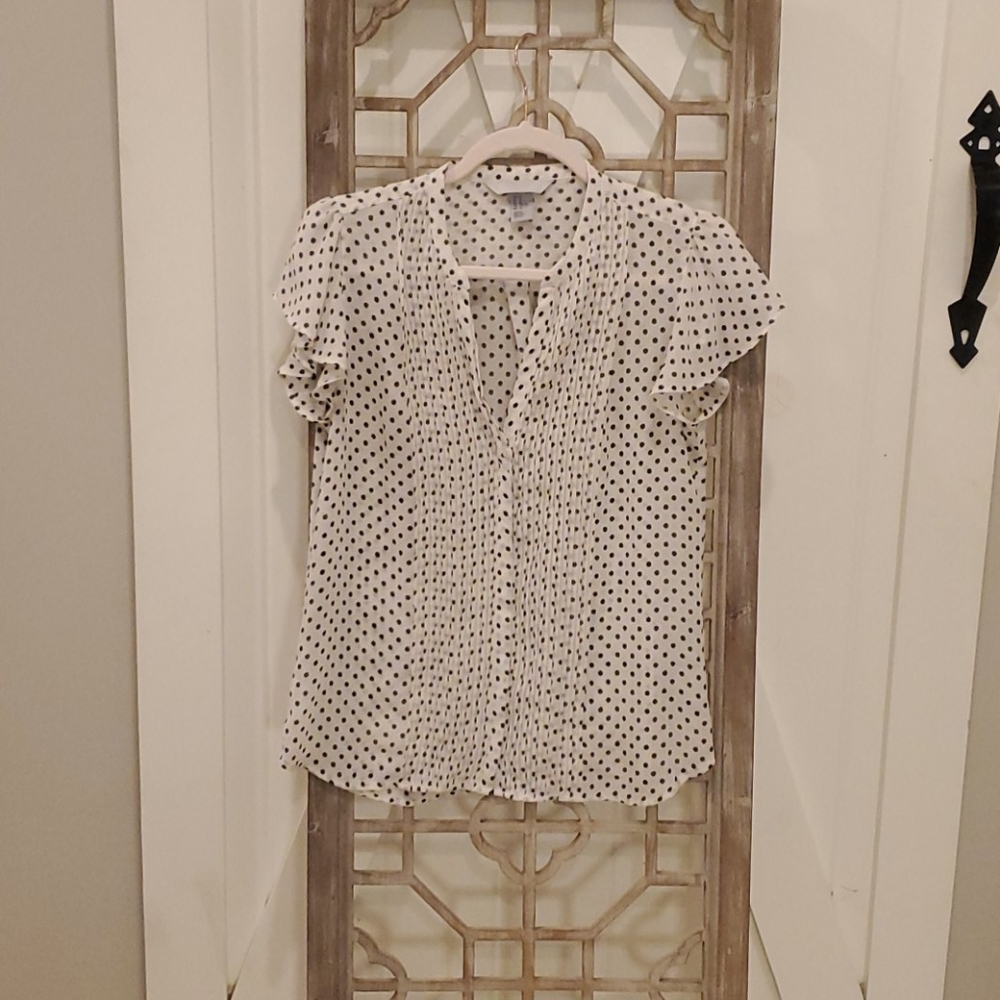 Deep v cut blouse
